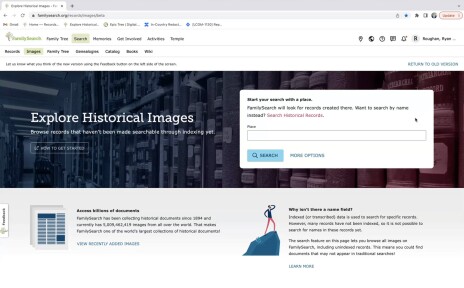 Thumbnail for Searching FamilySearch Record Images That Haven't Been Transcribed