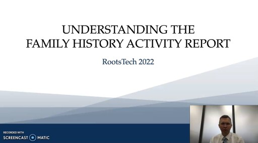صورة مصغرة لـ Understanding and Using the Family History Activity Report
